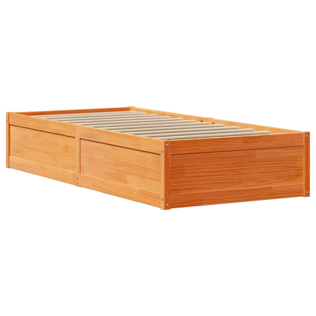 Bed Frame Without Mattress Solid Wood Pine