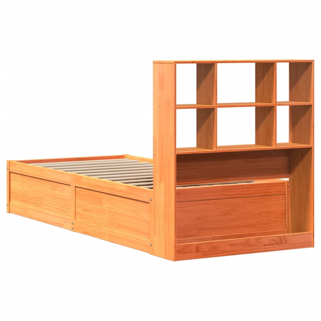 Bed Frame Without Mattress Solid Wood Pine