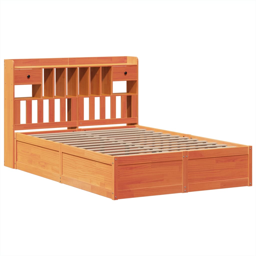 Bed Frame Without Mattress Solid Wood Pine