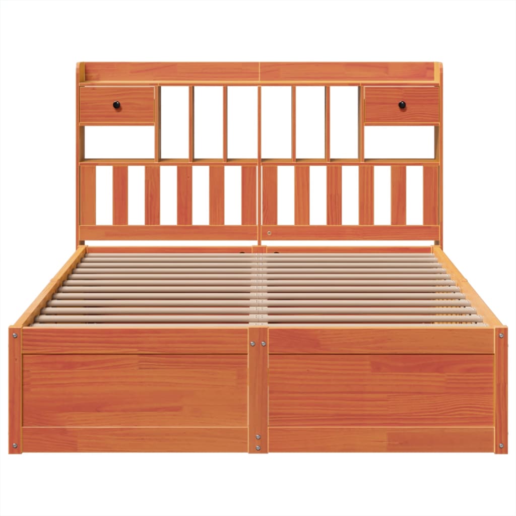 Bed Frame Without Mattress Solid Wood Pine