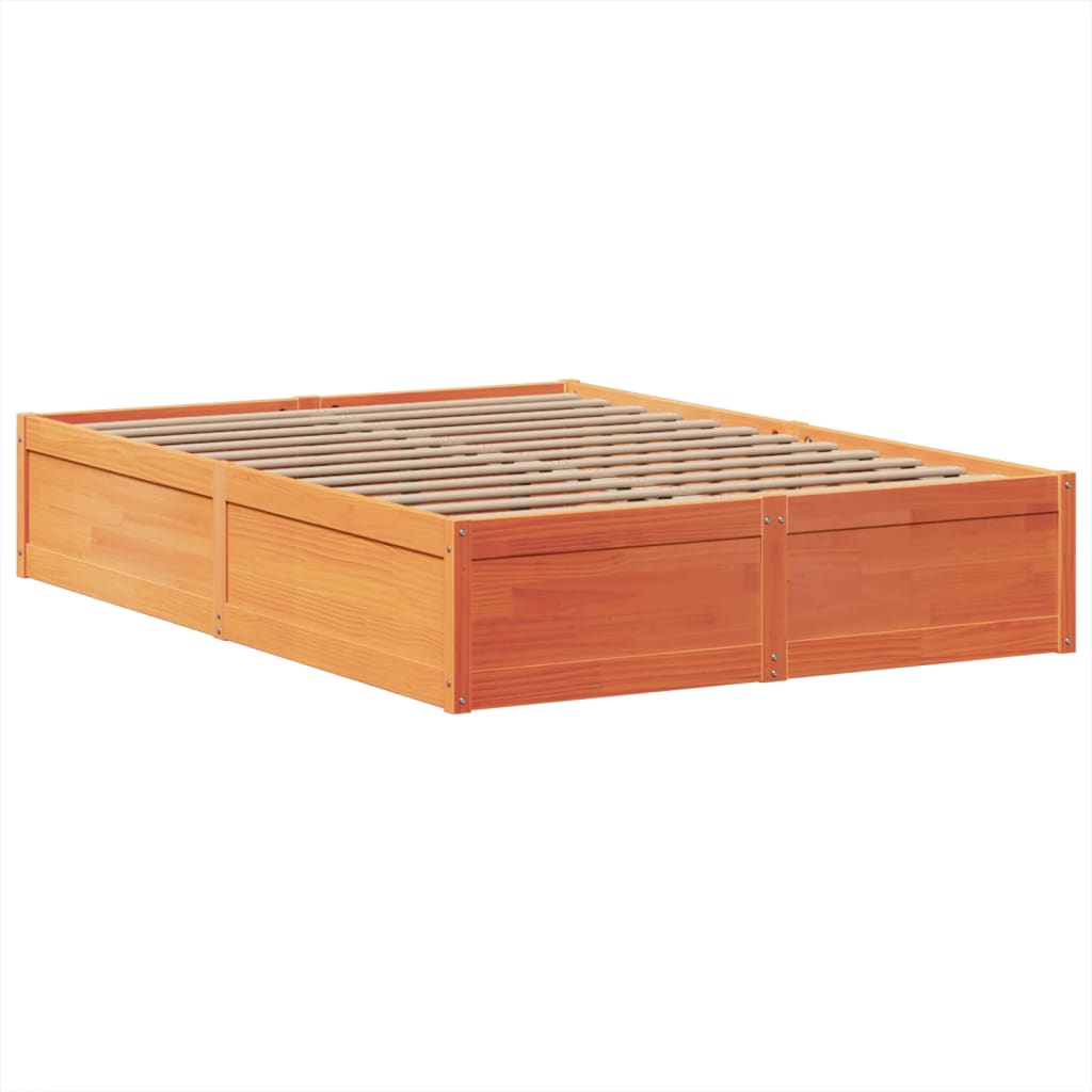 Bed Frame Without Mattress Solid Wood Pine