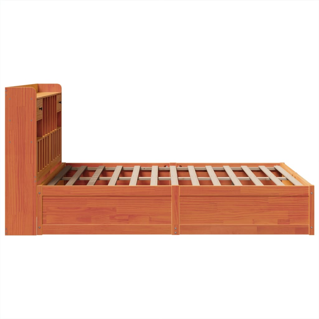 Bed Frame Without Mattress Solid Wood Pine