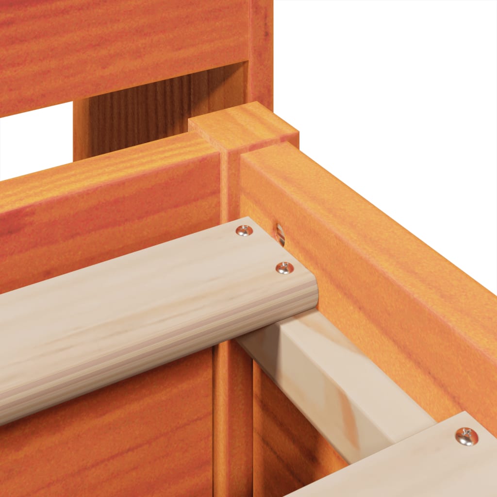 Bed Frame Without Mattress Solid Wood Pine