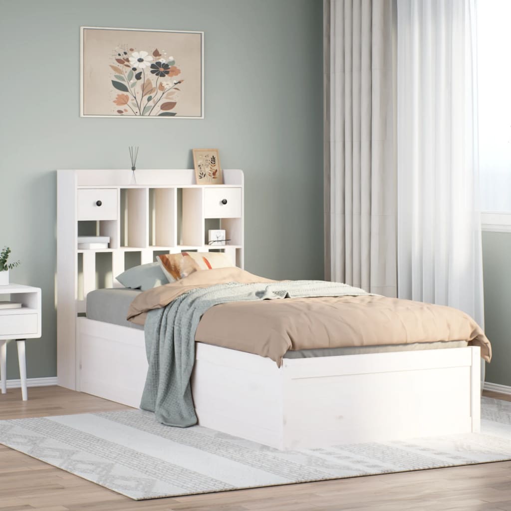 Bed Frame Without Mattress Solid Wood Pine