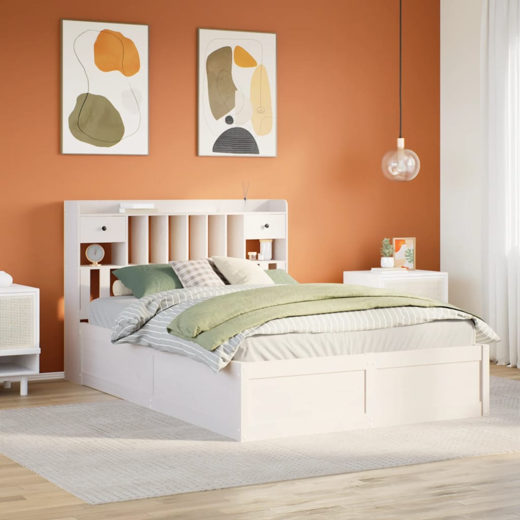 Bed Frame Without Mattress Solid Wood Pine