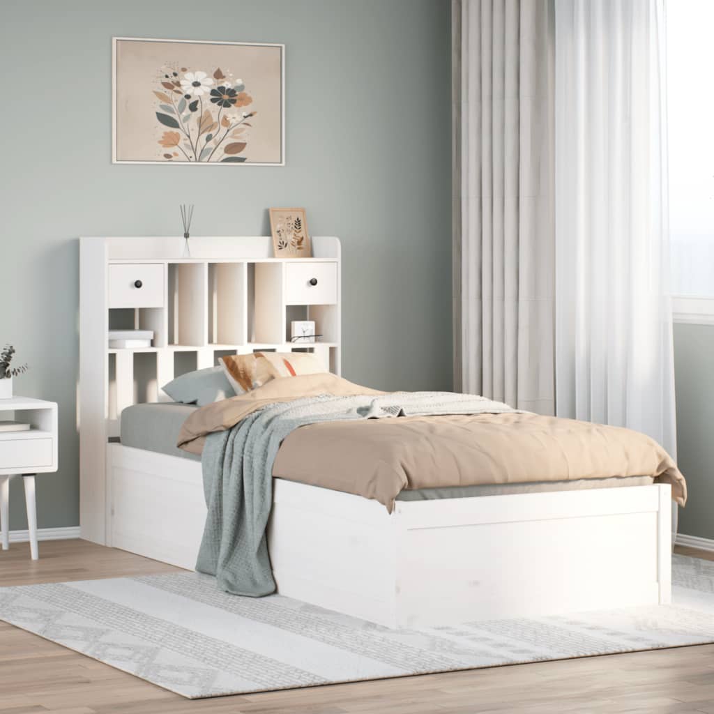 Bed Frame Without Mattress Solid Wood Pine