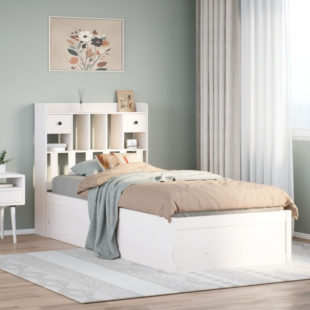 Bed Frame Without Mattress Solid Wood Pine