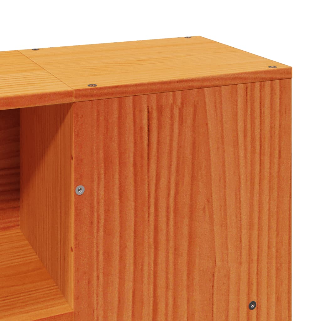 Bookcase Bed Without Mattress Solid Wood