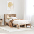 Bookcase Bed Without Mattress Small Single Solid Wood