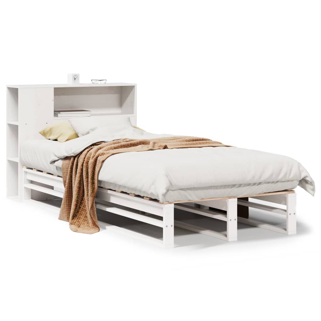Bookcase Bed Without Mattress Small Single Solid Wood