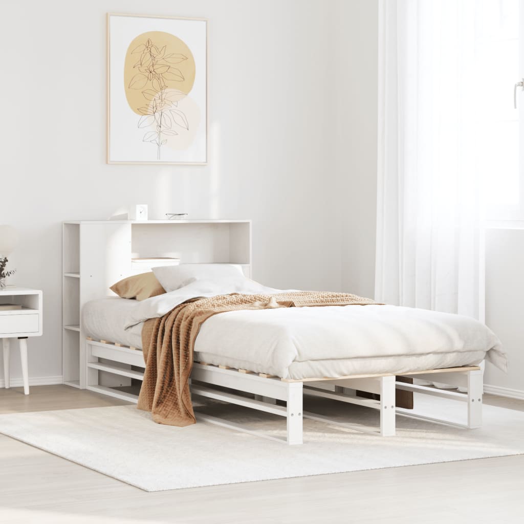 Bookcase Bed Without Mattress Small Single Solid Wood