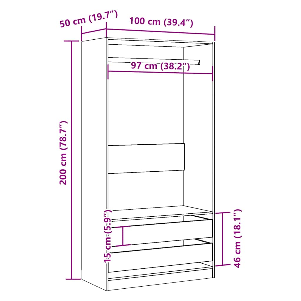 Wardrobe Engineered Wood