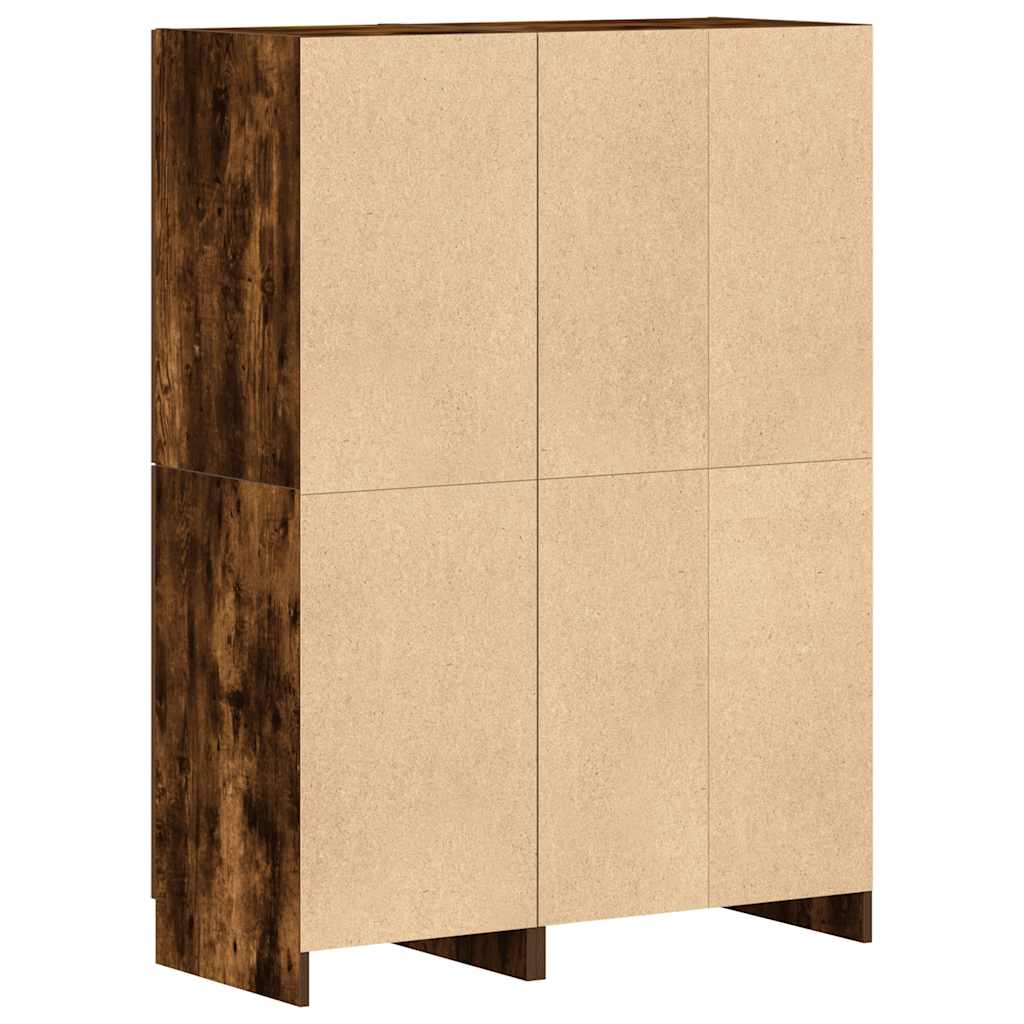 2 Piece Kitchen Cabinet Set Engineered Wood