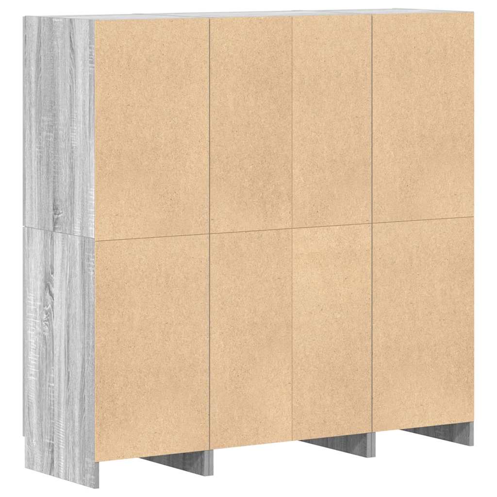 3 Piece Kitchen Cabinet Set Engineered Wood