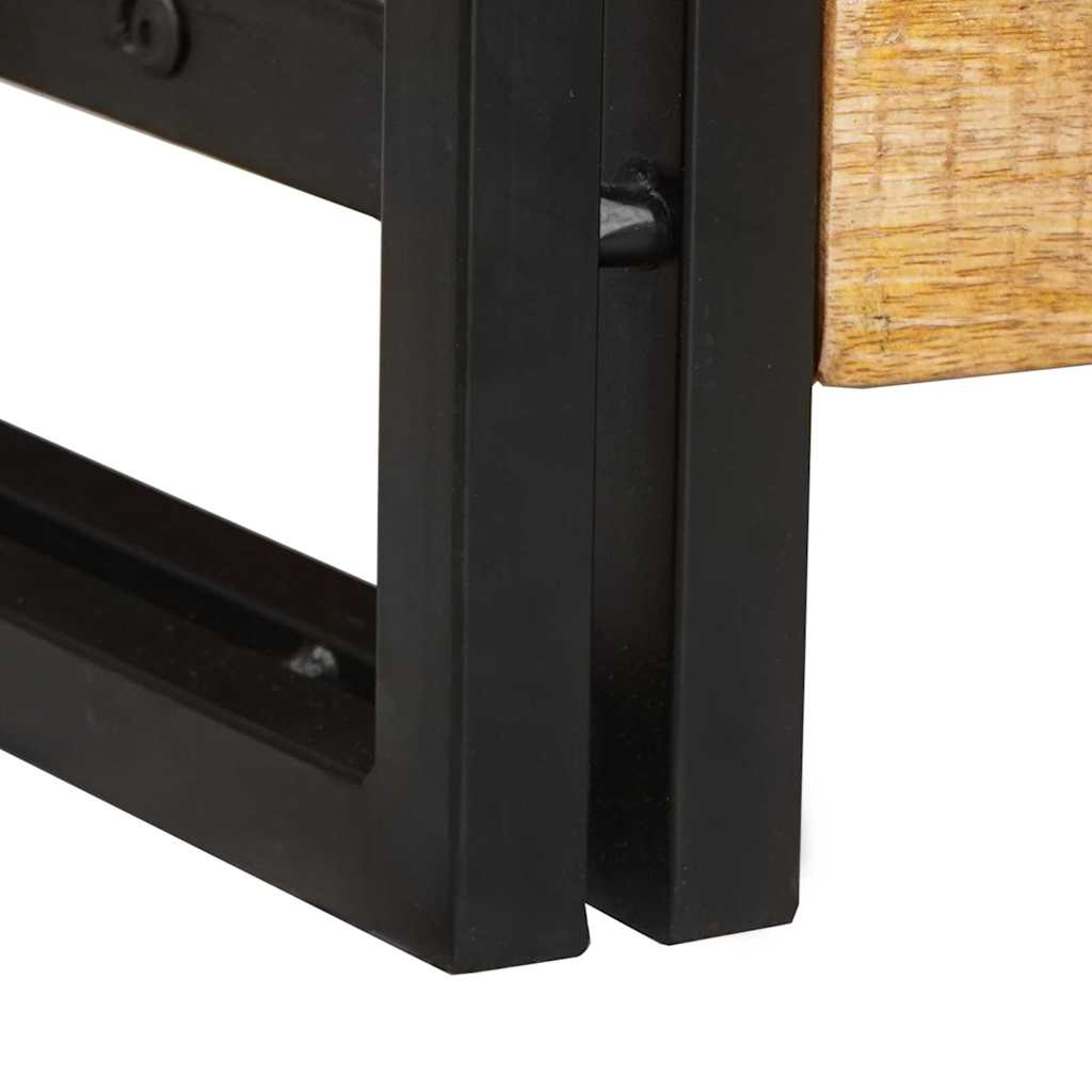Console Tables 2 Pcs Brown 200 X 33 X 75 Cm Solid Mango Wood