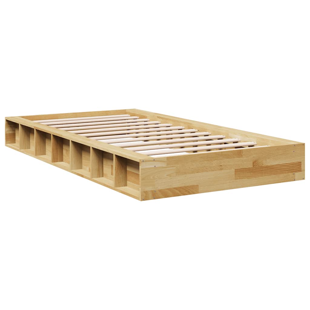 Bed Frame Oak Solid Wood Single Storage 75 X 190 Cm 90 X 190 Cm 90 X 200 Cm 203
