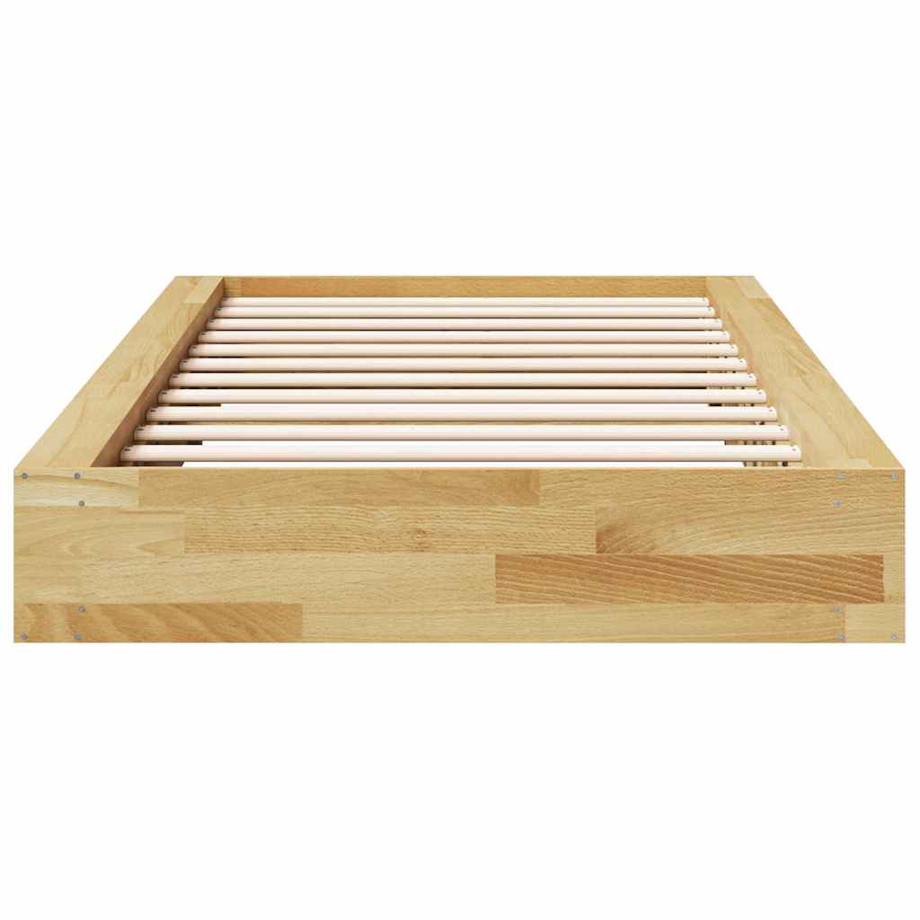 Bed Frame Oak Solid Wood Single Storage 75 X 190 Cm 90 X 190 Cm 90 X 200 Cm 203
