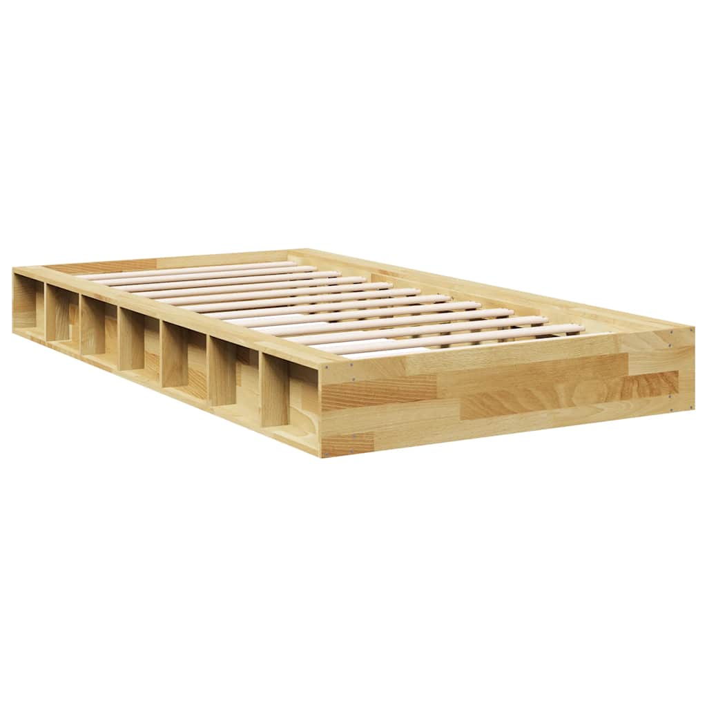 Bed Frame Oak Solid Wood Single Storage 75 X 190 Cm 90 X 190 Cm 90 X 200 Cm 203