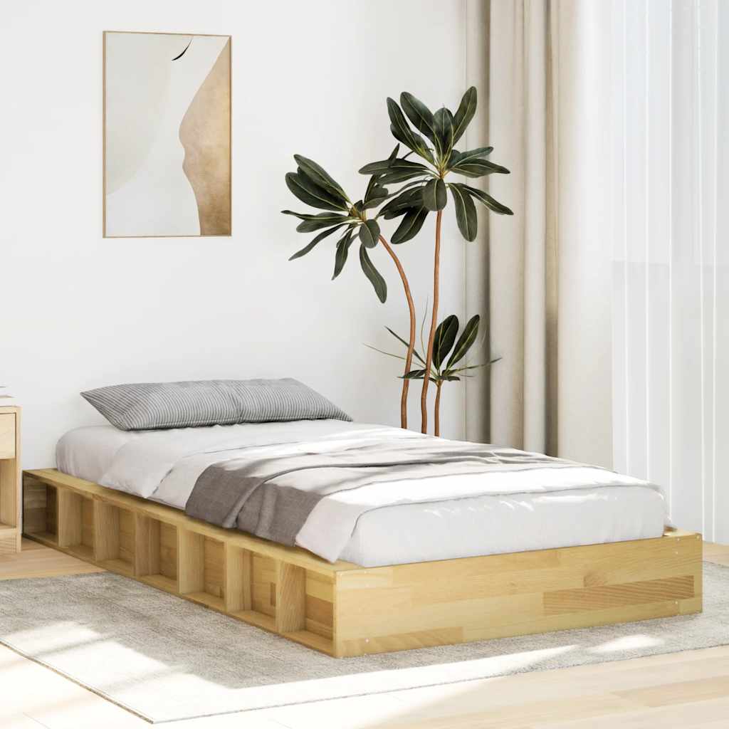 Bed Frame | Oak | Solid Oak Wood | Single | Storage | Bed Frame