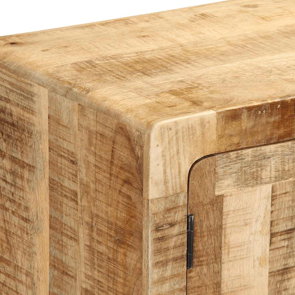 Tv Cabinet 105X46X32 Cm Solid Wood Rough Mango