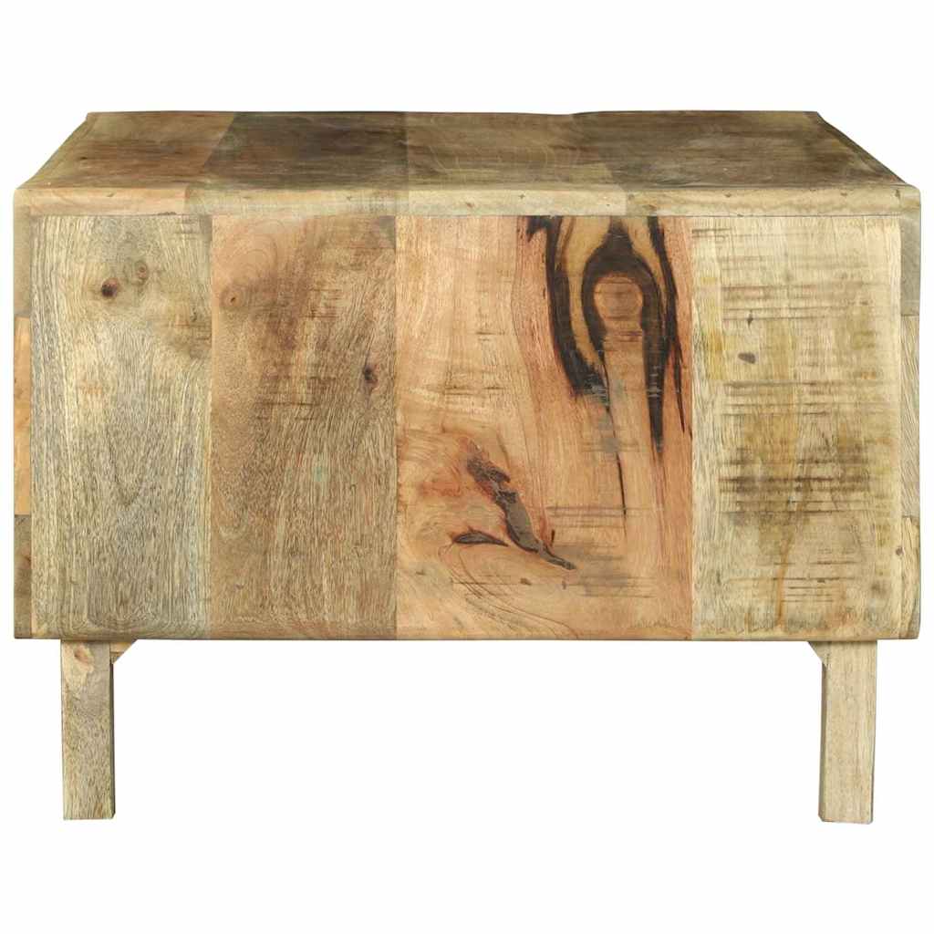 Coffee Table Brown Solid Mango Wood