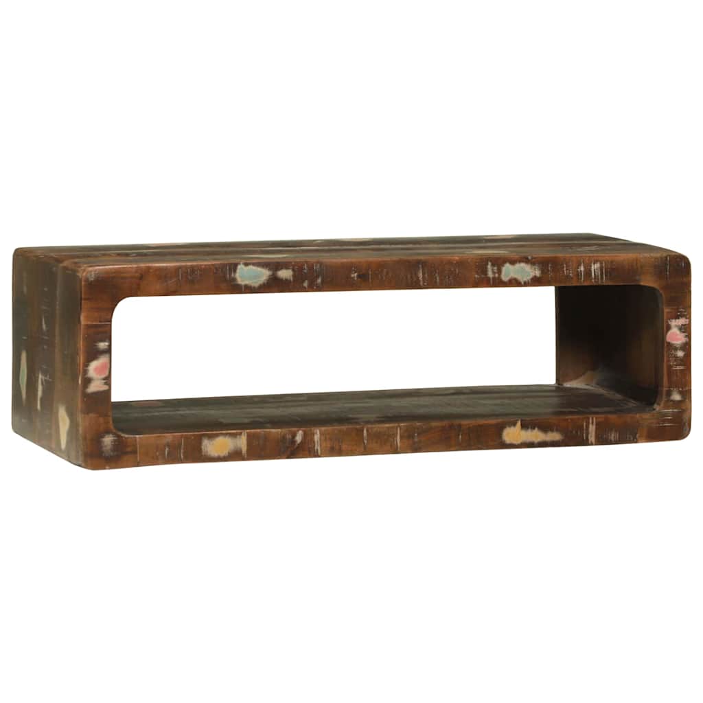 Tv Cabinet Multicolour Solid Reclaim Wood
