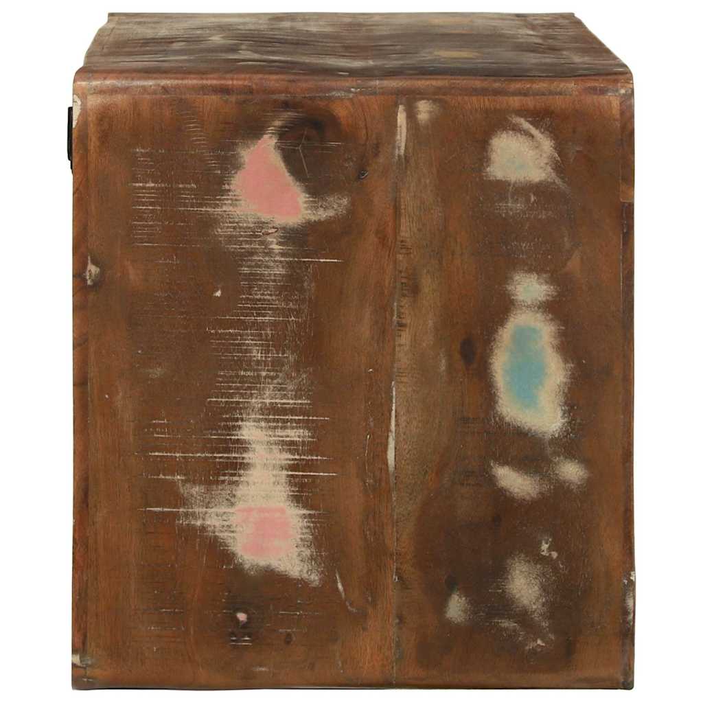 Tv Cabinet Multicolour Solid Reclaim Wood