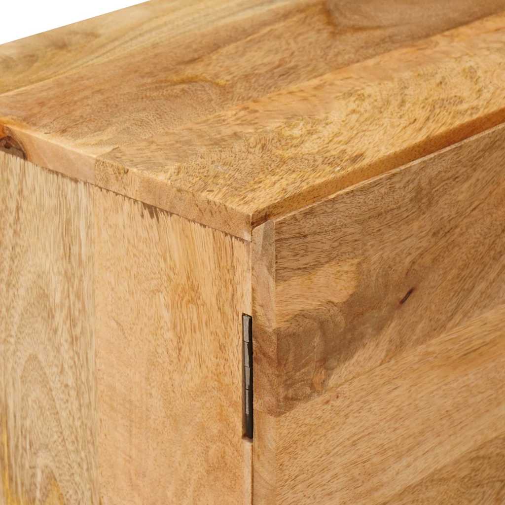 Media Storage Cabinet Cabinets Brown Solid Mango Wood 110 x 30 x 40 cm 110 cm