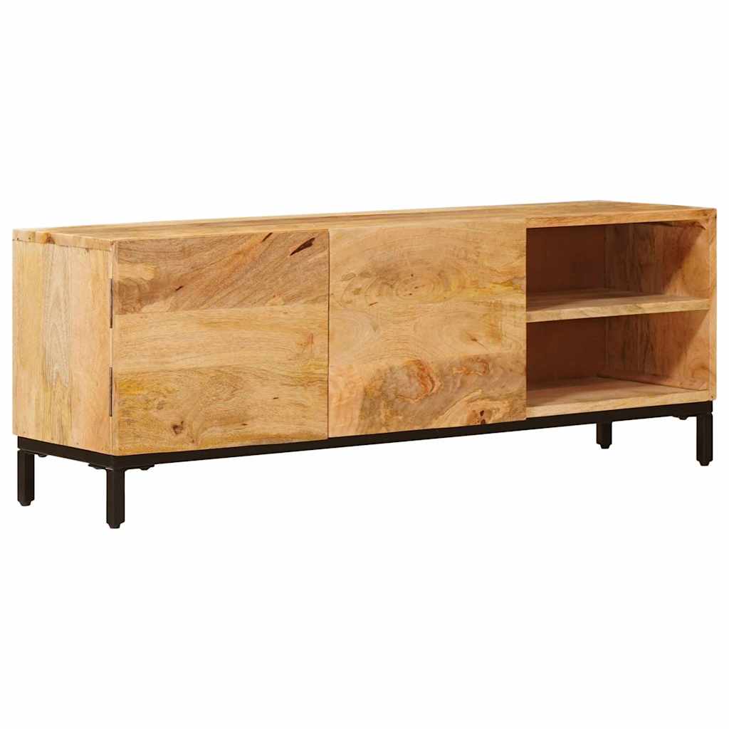 Media Storage Cabinet Cabinets Brown Solid Mango Wood 110 x 30 x 40 cm 110 cm