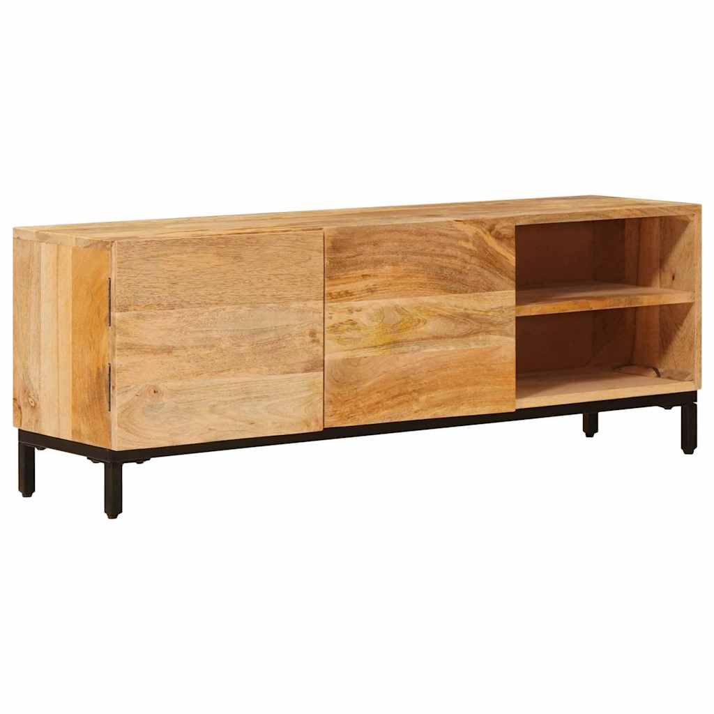 Media Storage Cabinet Cabinets Brown Solid Mango Wood 110 x 30 x 40 cm 110 cm