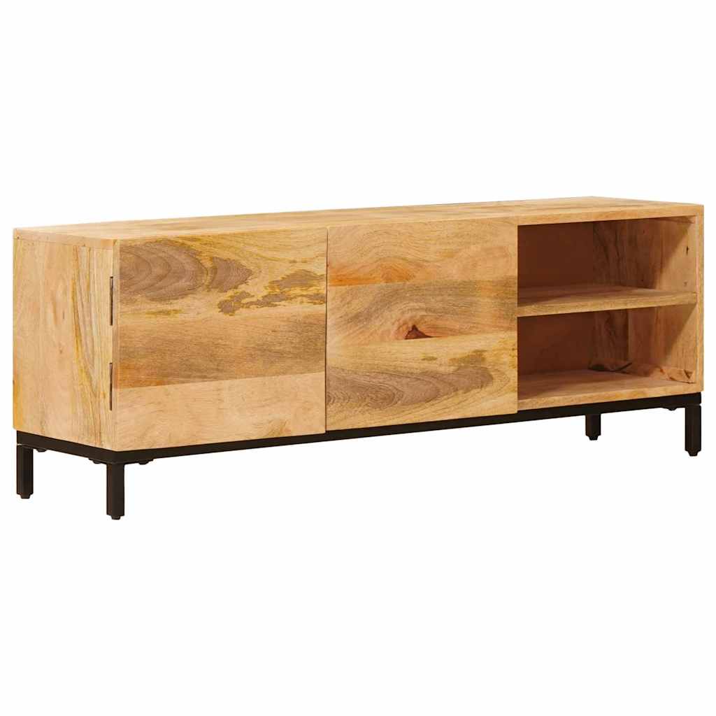 Media Storage Cabinet Cabinets Brown Solid Mango Wood 110 x 30 x 40 cm 110 cm
