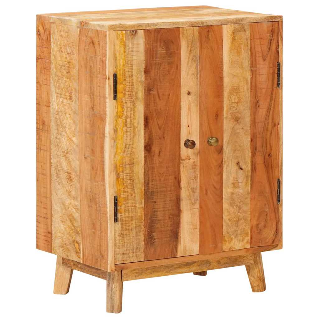 Sideboard Bedside Table Solid Rough Mango Wood Nightstand Bedroom Storage Cabine