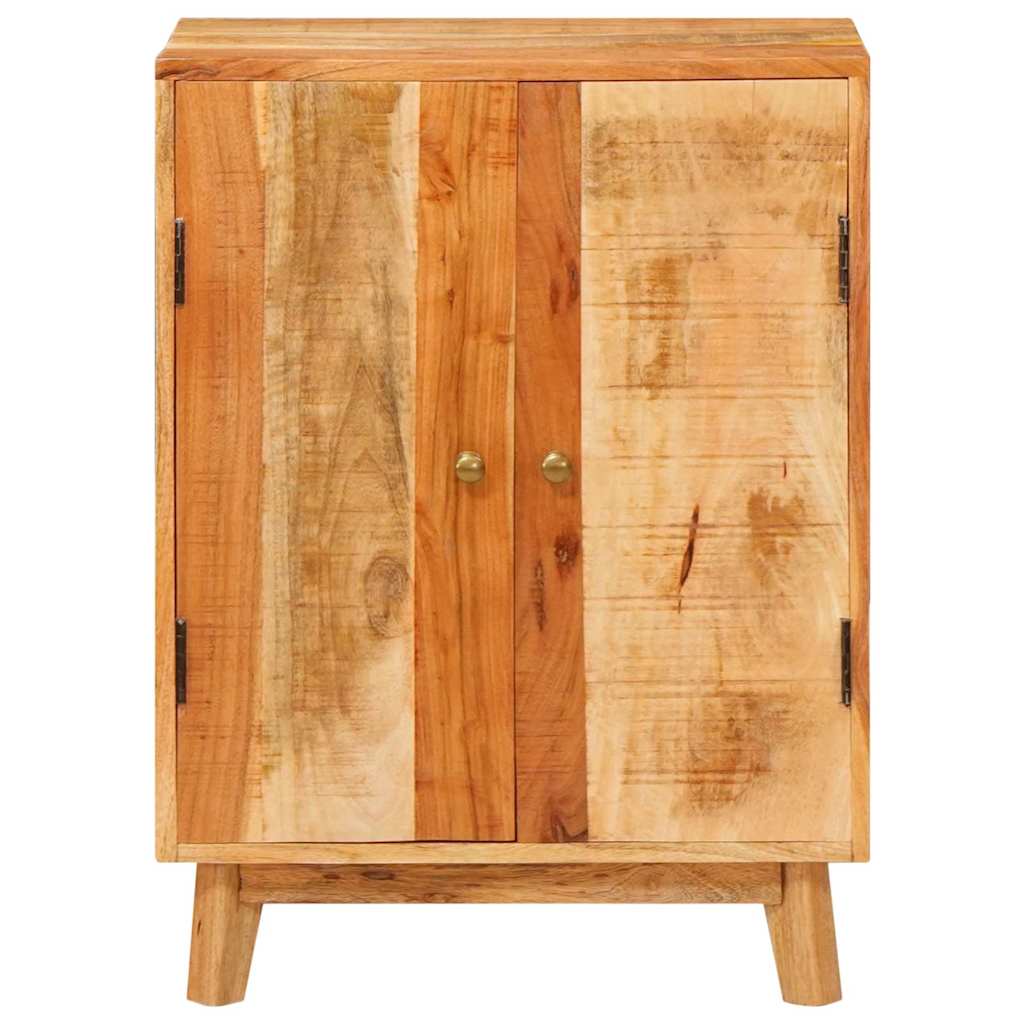 Sideboard Bedside Table Solid Rough Mango Wood Nightstand Bedroom Storage Cabine