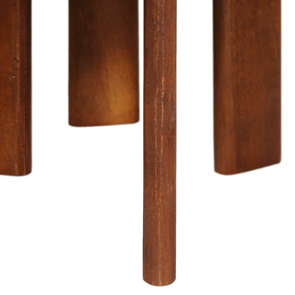 Nesting Coffee Tables 3 Pcs Honey Brown Solid Mango Wood