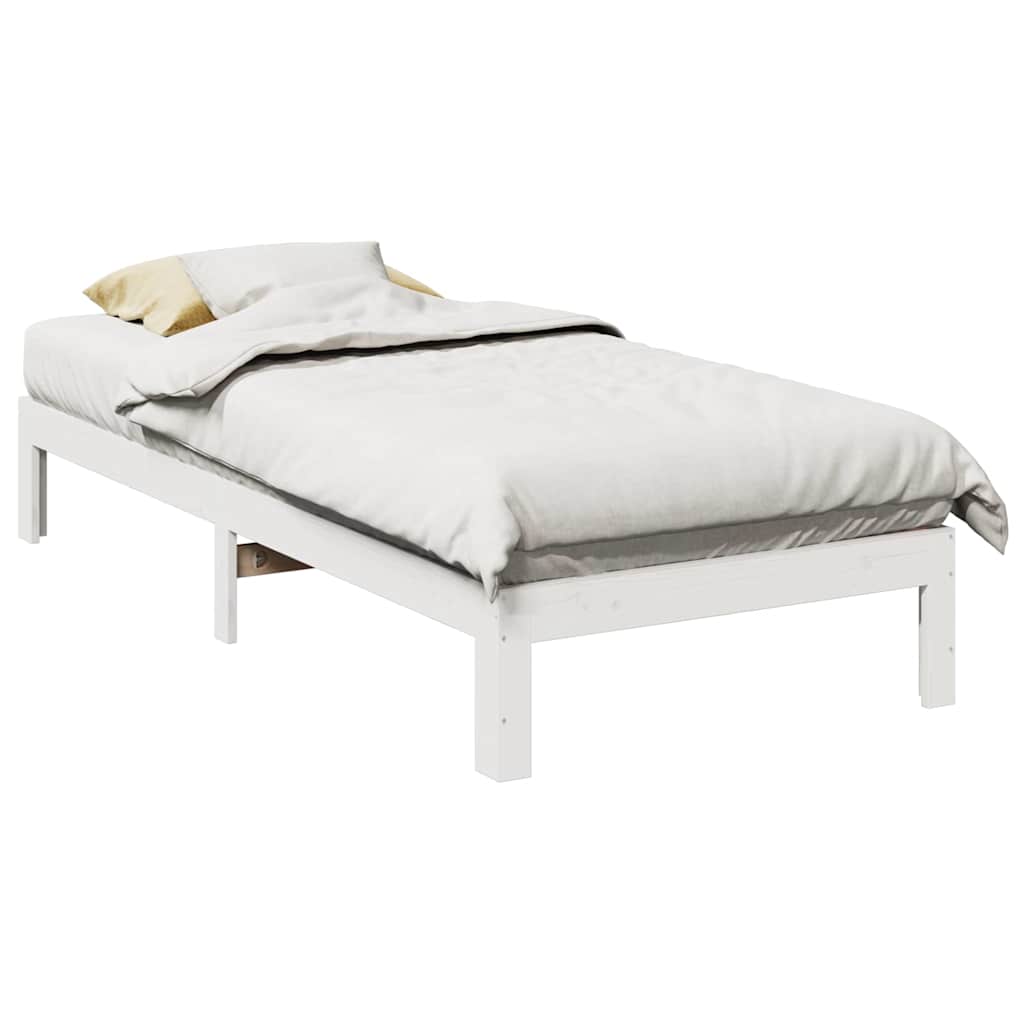 Bed Frame Without Mattress Solid Wood Pine