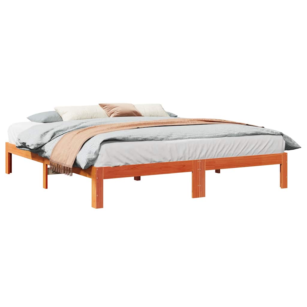 Bed Frame Without Mattress Solid Wood Pine