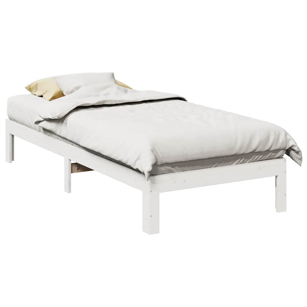 Bed Frame Without Mattress Solid Wood Pine