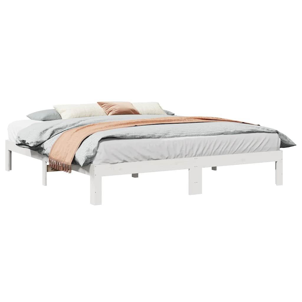 Bed Frame Without Mattress Solid Wood Pine