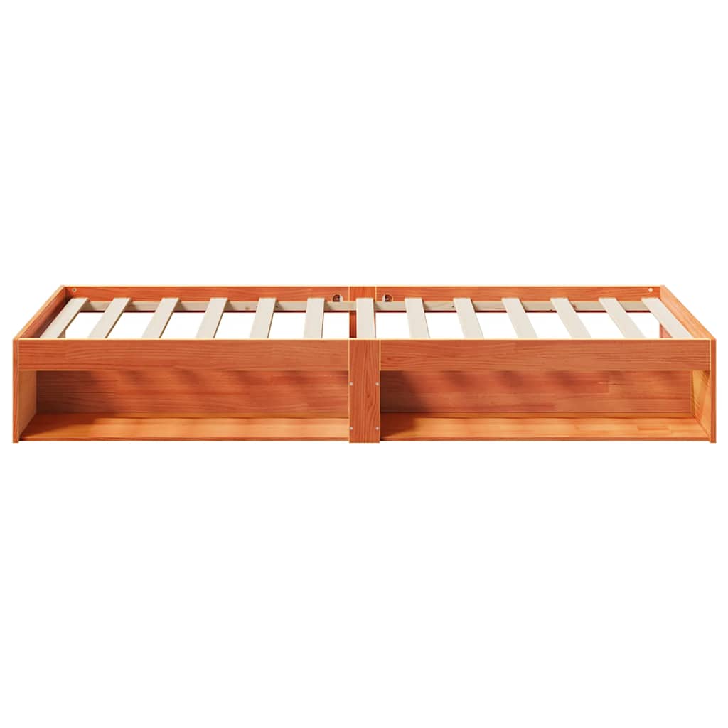 Bed Frame Day Without Mattress Solid Wood Pine Single Wooden Guest No