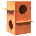 Cat House 43X43X60 Cm Solid Wood Pine