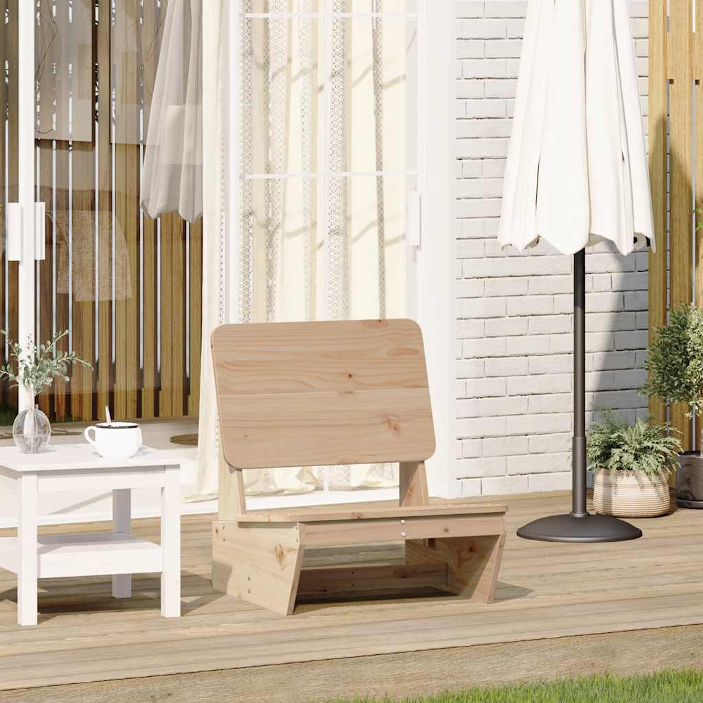 Garden Chairs 2 Pcs 60X64X70.5 Cm Impregnated Wood Pine