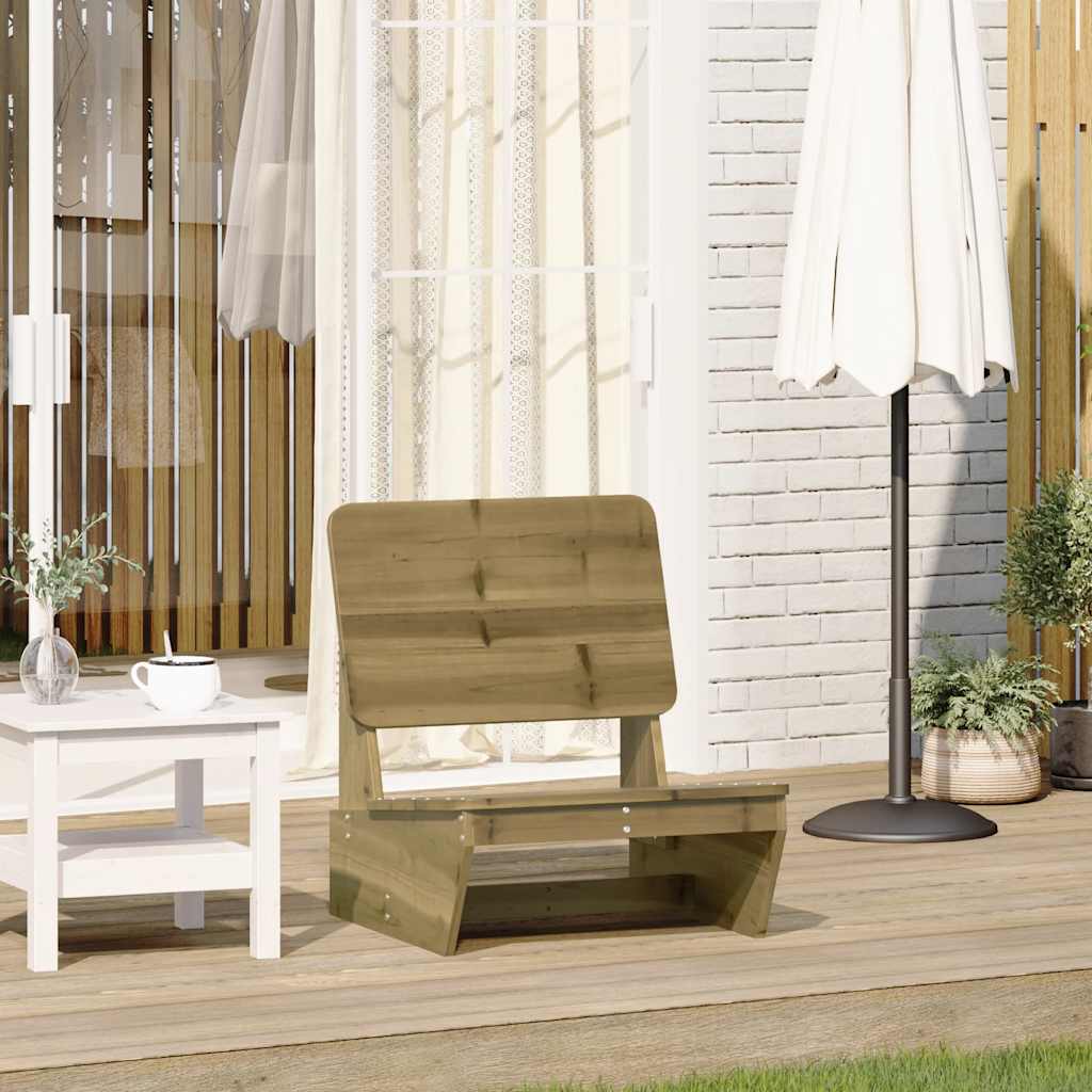 Garden Chairs 2 Pcs 60X64X70.5 Cm Impregnated Wood Pine