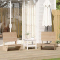Garden Chairs 2 Pcs 60X64X70.5 Cm Impregnated Wood Pine