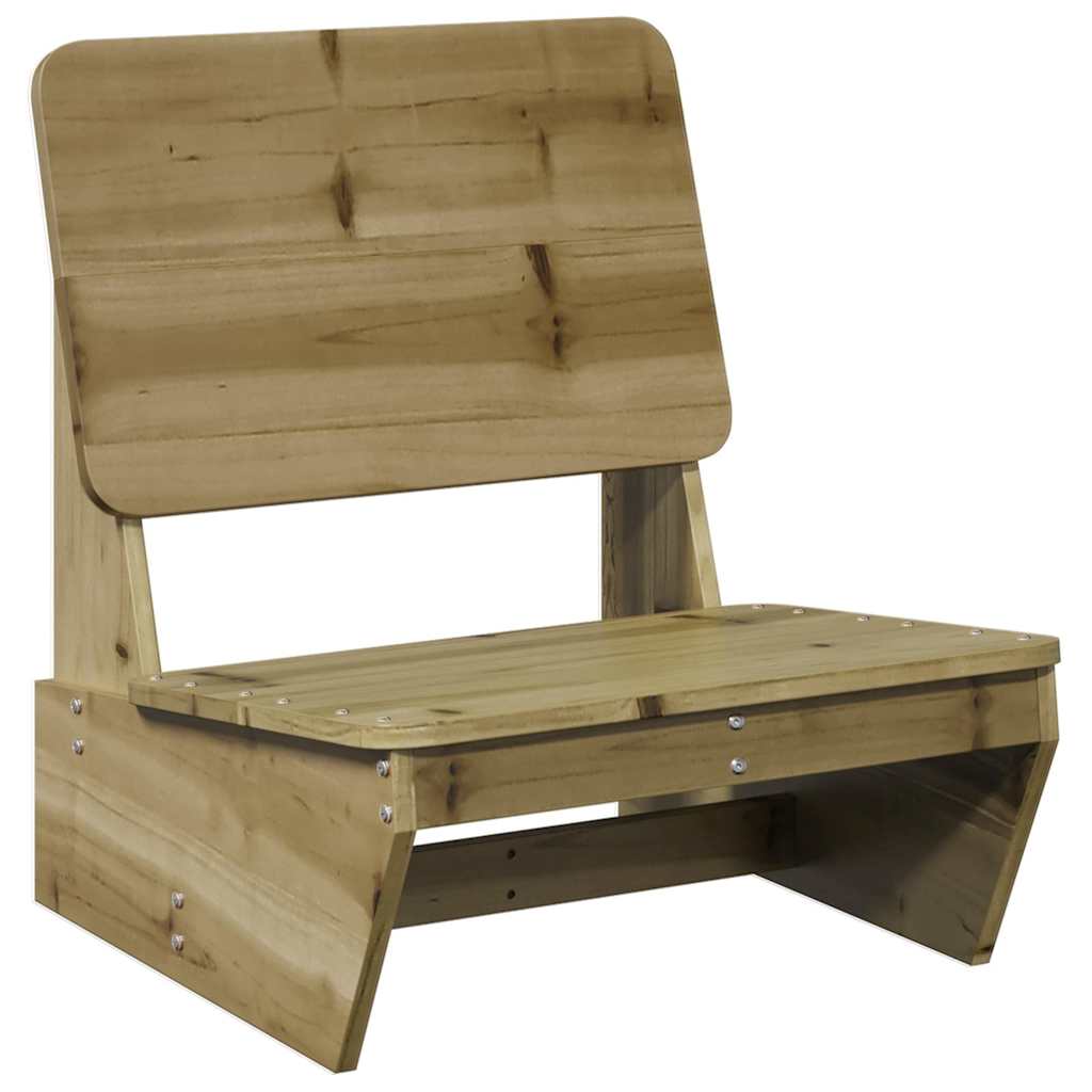 Garden Chairs 2 Pcs 60X64X70.5 Cm Impregnated Wood Pine