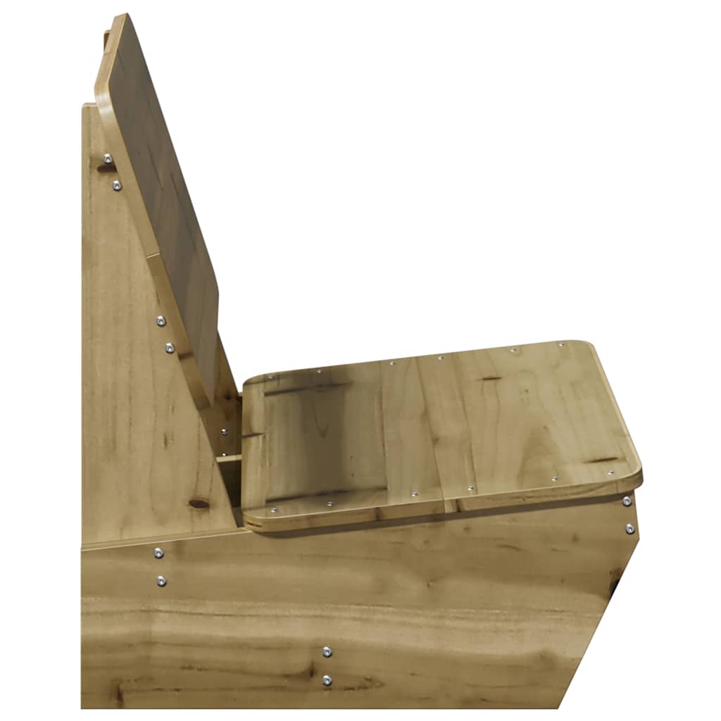 Garden Chairs 2 Pcs 60X64X70.5 Cm Impregnated Wood Pine