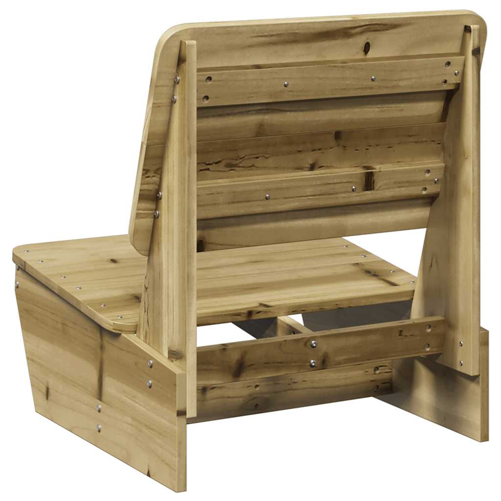 Garden Chairs 2 Pcs 60X64X70.5 Cm Impregnated Wood Pine