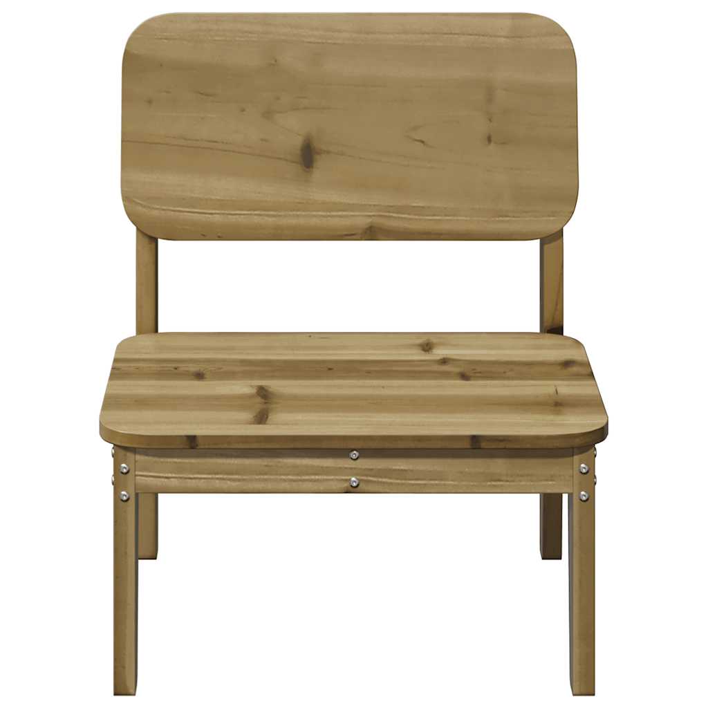 Garden Chair 60X52.5X72 Cm Impregnated Wood Pine