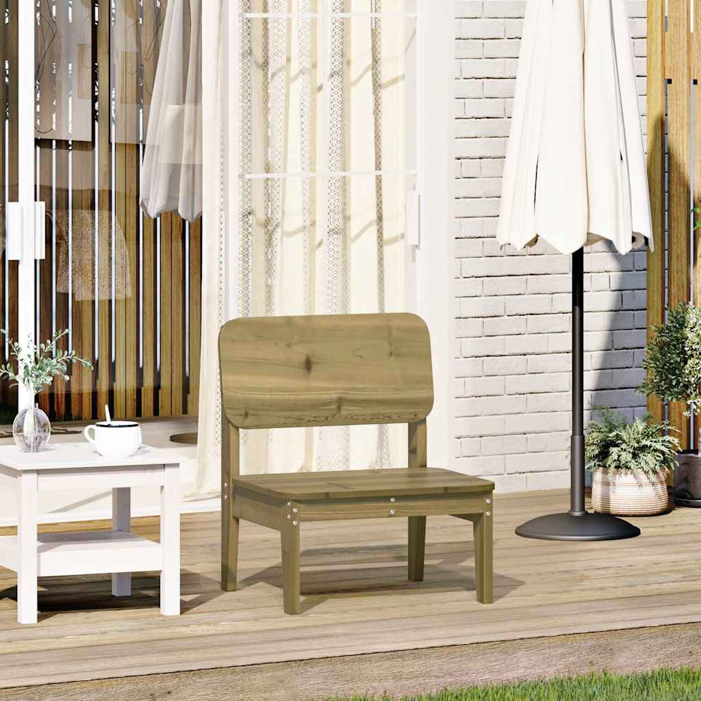 Garden Chair 60X52.5X72 Cm Impregnated Wood Pine