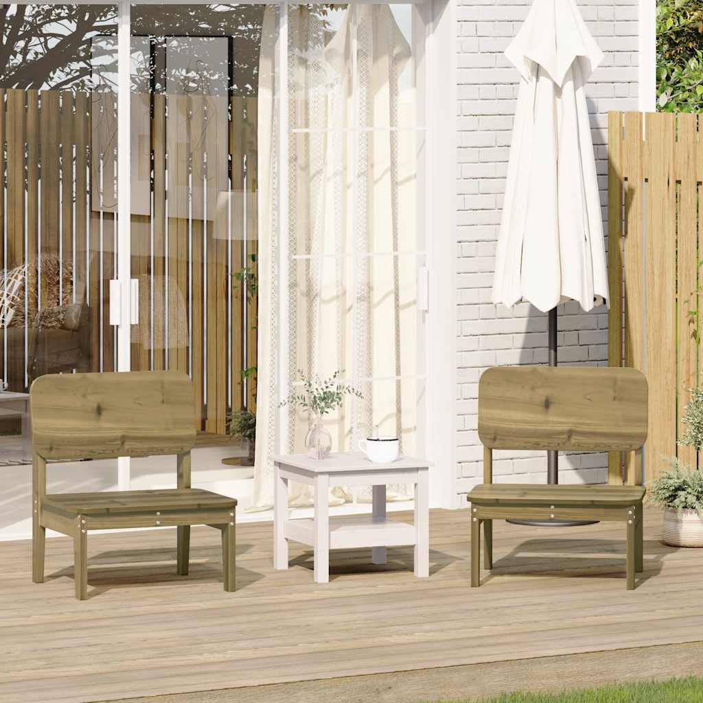 Garden Chair 60X52.5X72 Cm Impregnated Wood Pine