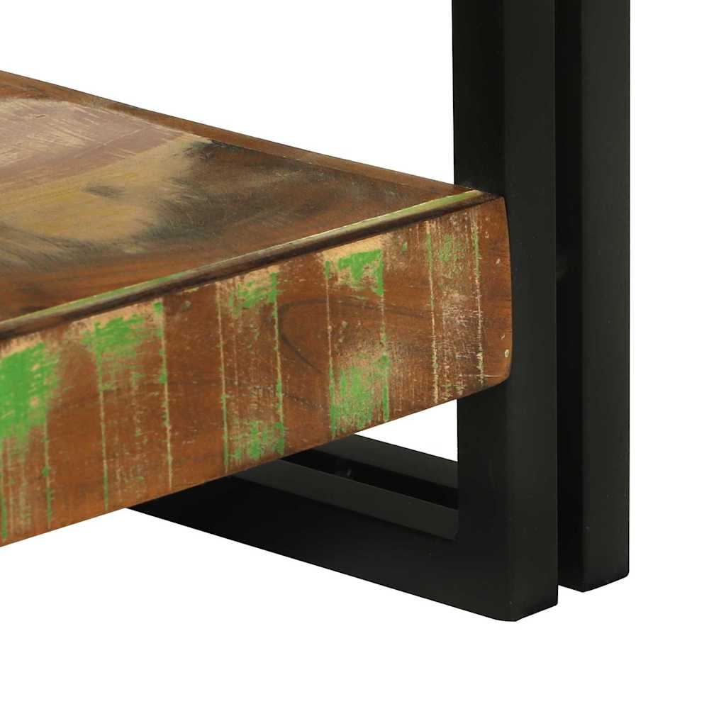 Console Table Multicolour 120 X 33 X 75 Cm Solid Reclaim Wood